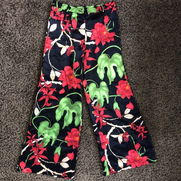 Authentic Christian Dior Boutique Paris 100% Silk Wide Leg, Classy. EUC - Picture 5 of 8